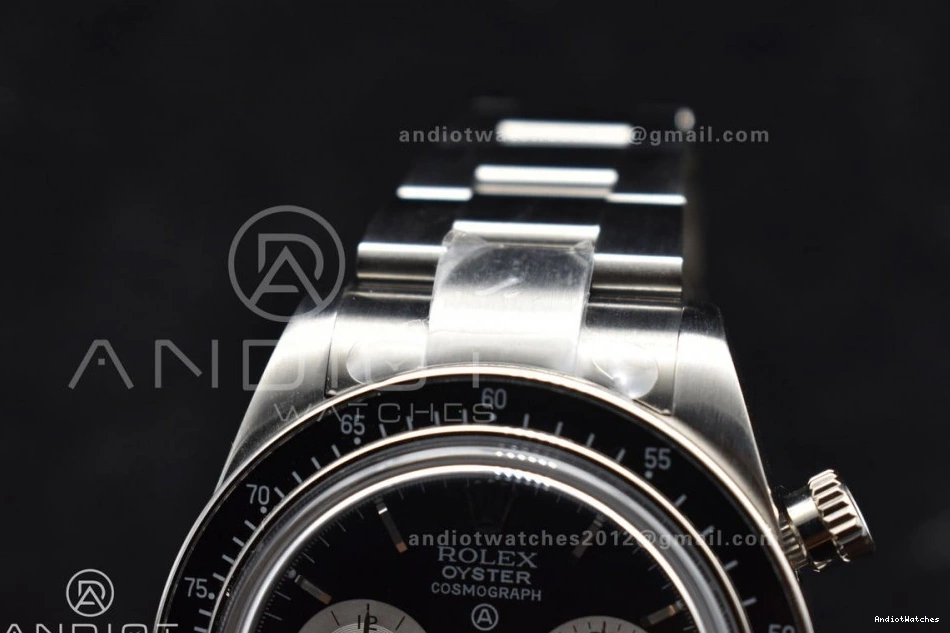 on A Bracelet White ADGF Comfortable Dial SS SS Best Black Edition 825 Daytona 0509
